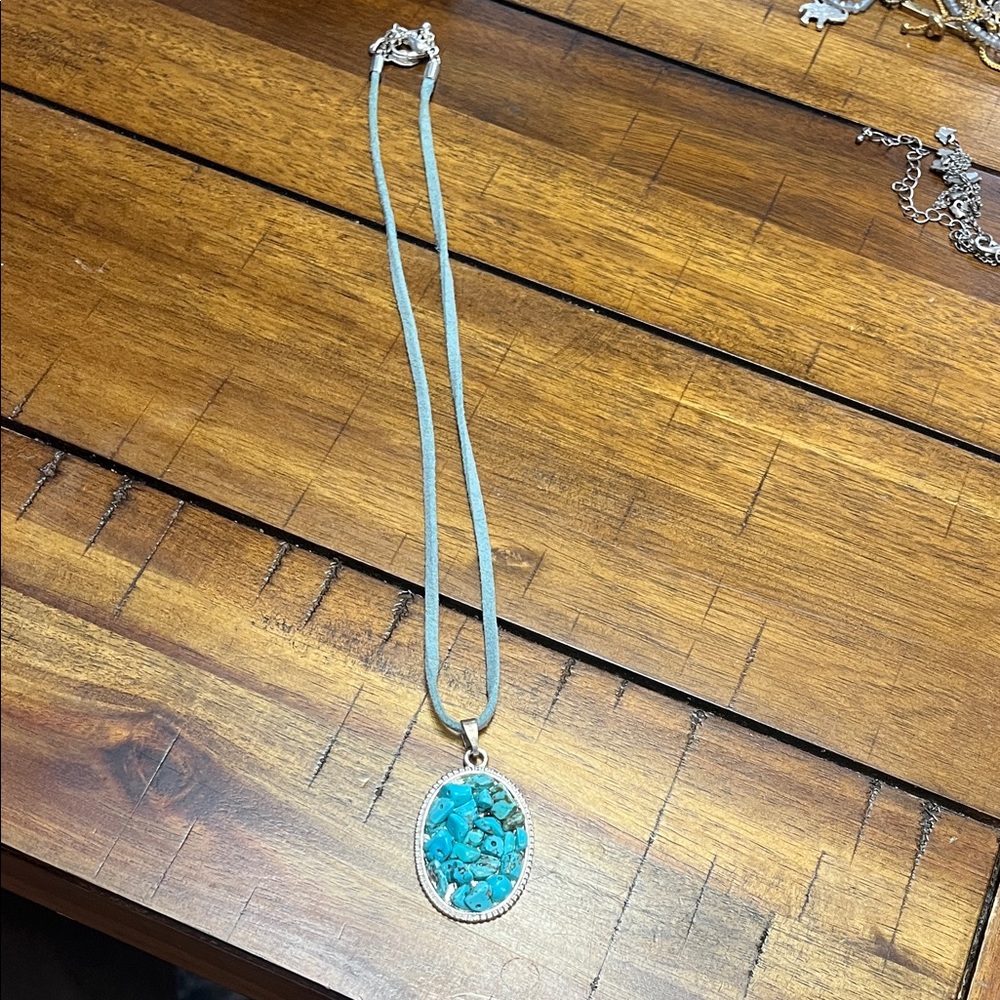 Turquoise Pendant Necklace
